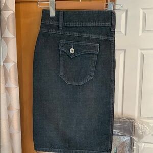 Faded Glory Black Denim Skirt 18